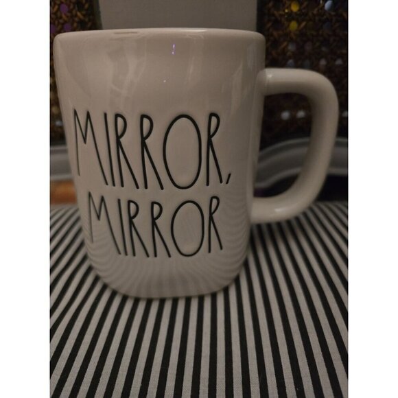 Rae Dunn Disney Villains Snow White Mirror Mirror Coffee Mug - Picture 2 of 9